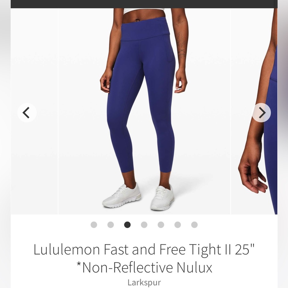 Lululemon - Fast & Free 25” - size 4